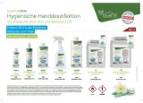 Hygienische Handdesinfektion Produktübersicht